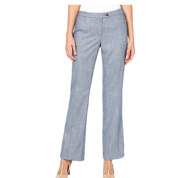 Calvin Klein Pants - Calvin Klein Straight Leg Pants Mid Rise Blue 10